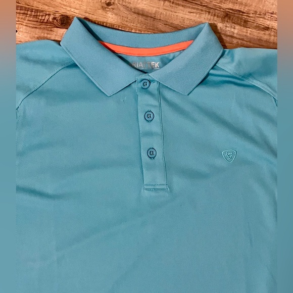 Men’s Ariat Tek Western Polo Shirt Just like new. - Picture 2 of 5